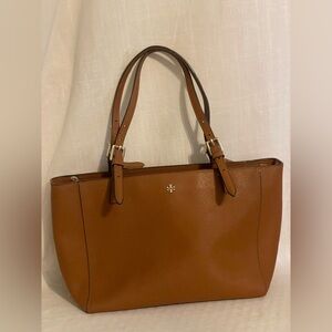 Tory Burch York Tote-Brown Leather Tote